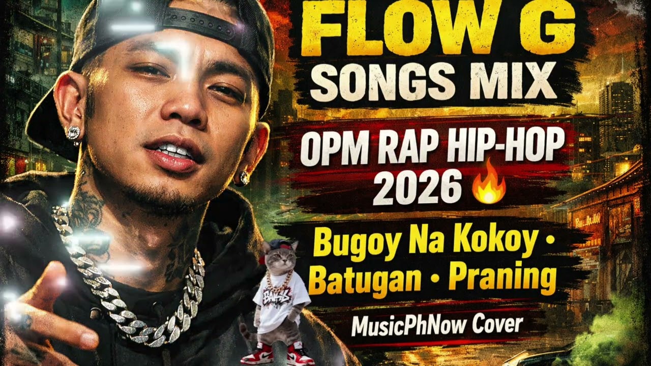 FLOW G@FLOWG SONGS MIX | OPM RAP HIP-HOP 2026 🔥 Bugoy Na Kokoy &bull; Batugan &bull; Praning | @MusicPhNow