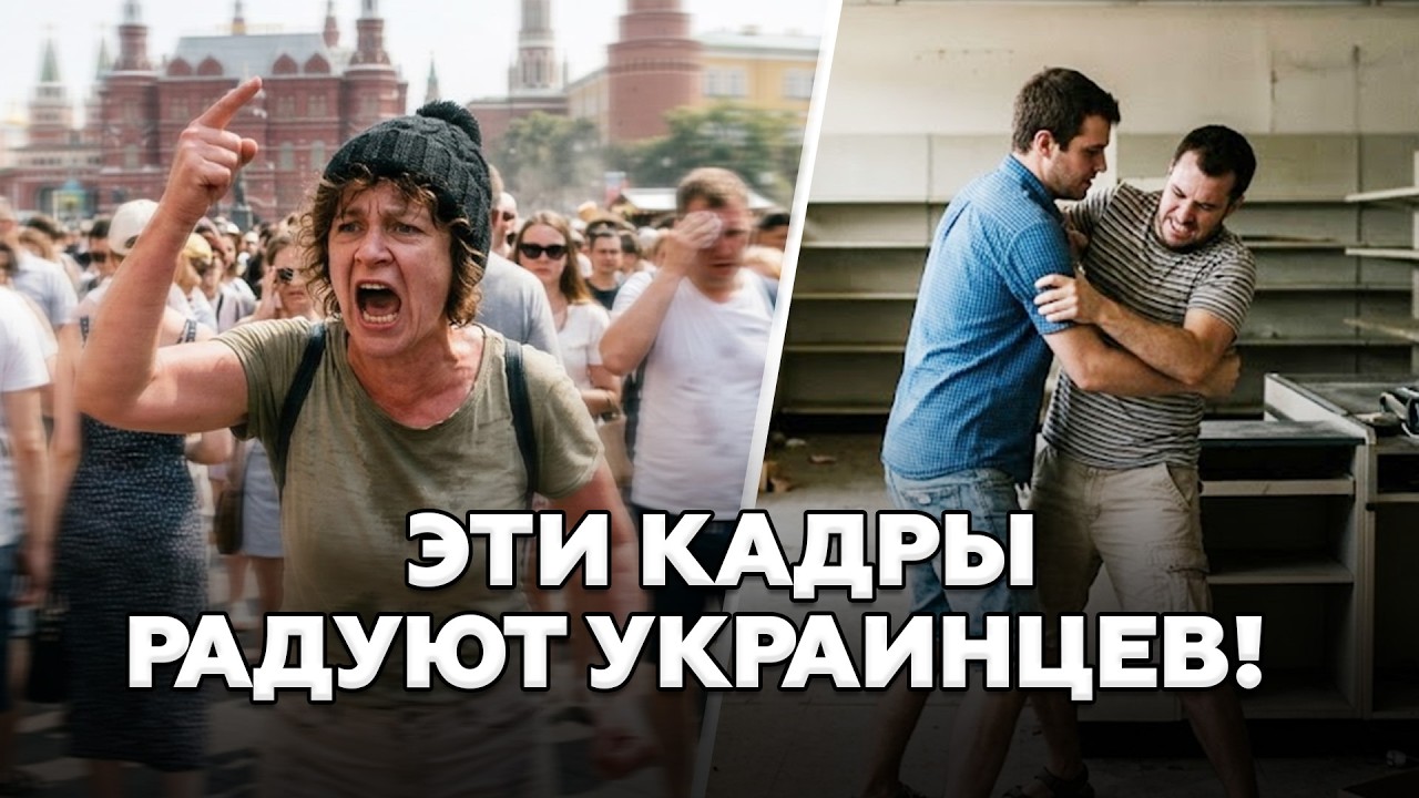 🚨В России КОНЕЦ СВЕТА! Россияне СХОДЯТ С УМА в ОЧЕРЕДАХ НА АЗС. На эту ИСТЕРИКУ можно смотреть ВЕЧНО