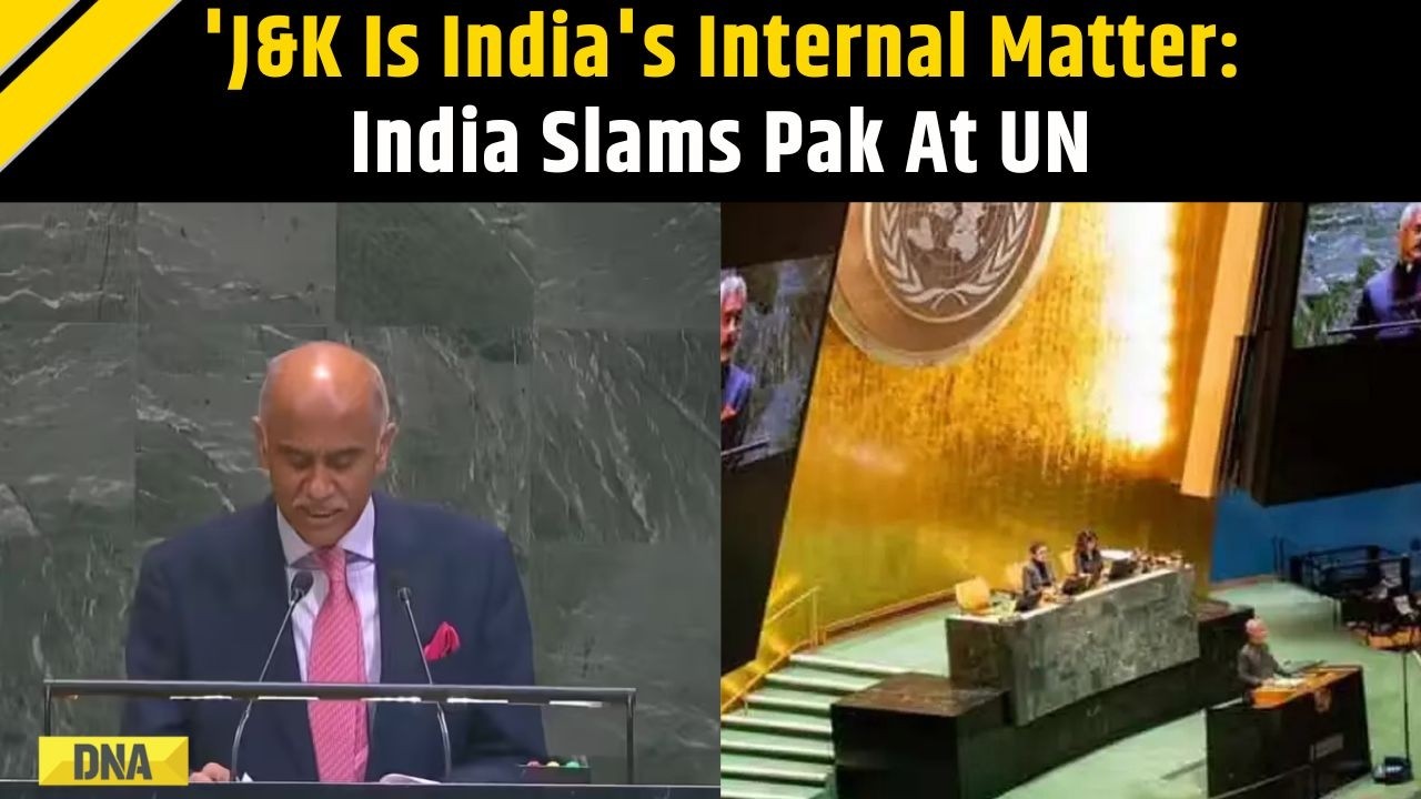 India vs Pakistan: India Schools Islamabad At UN, Calls J&K Strictly Internal Matter