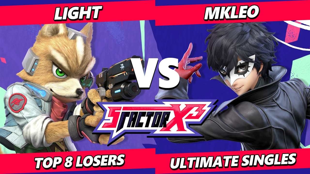 S Factor X3 Top 8 &mdash; Light (Fox) против MkLeo (Joker) Smash Ultimate &mdash; SSBU
