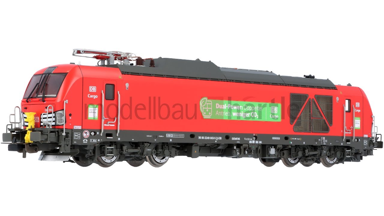 PIKO 51160 / 51162 / 51163 Zweikraftlok BR 249 Vectron Dual Mode DB Cargo | Spur H0
