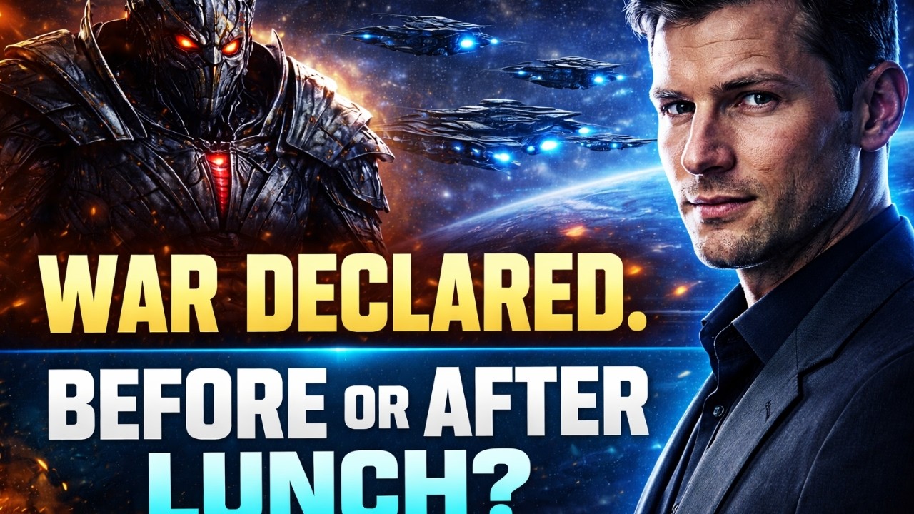 Alien Empire Declares War — Human Ambassador Just Asks, “Before or After Lunch?” | HFY Sci-Fi