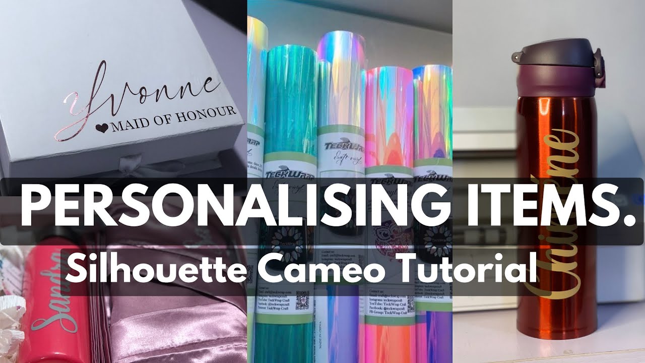 Silhouette Cameo 4 for beginners | Simple decal tutorial
