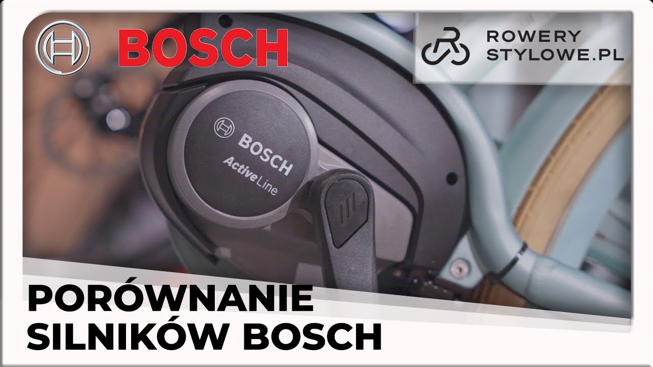 Silnik Bosch w rowerze elektrycznym. R&oacute;żnice Active line vs Active line plus vs Performance CX