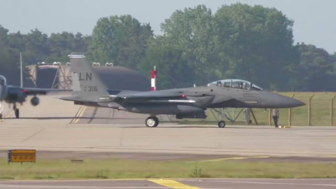 LIVE: RAF Lakenheath - Home to the USAF 48fw - F15s and F35s