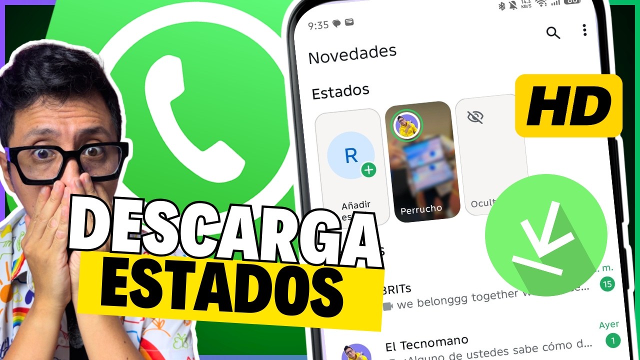 Descarga ESTADOS de WhatsApp SIN PROGRAMAS 😱 (Truco 2026 HD)