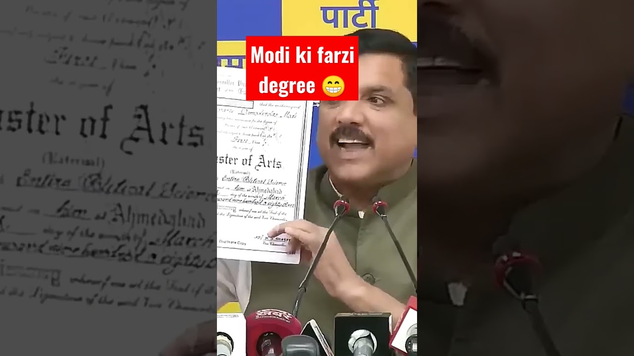 Modi ki farzi degree 😁#shorts #upsc #ssc #modi
