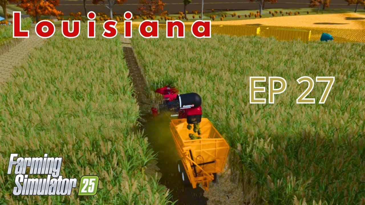 Завершение сезона сбора урожая - FS25 - EP 27 - Луизиана