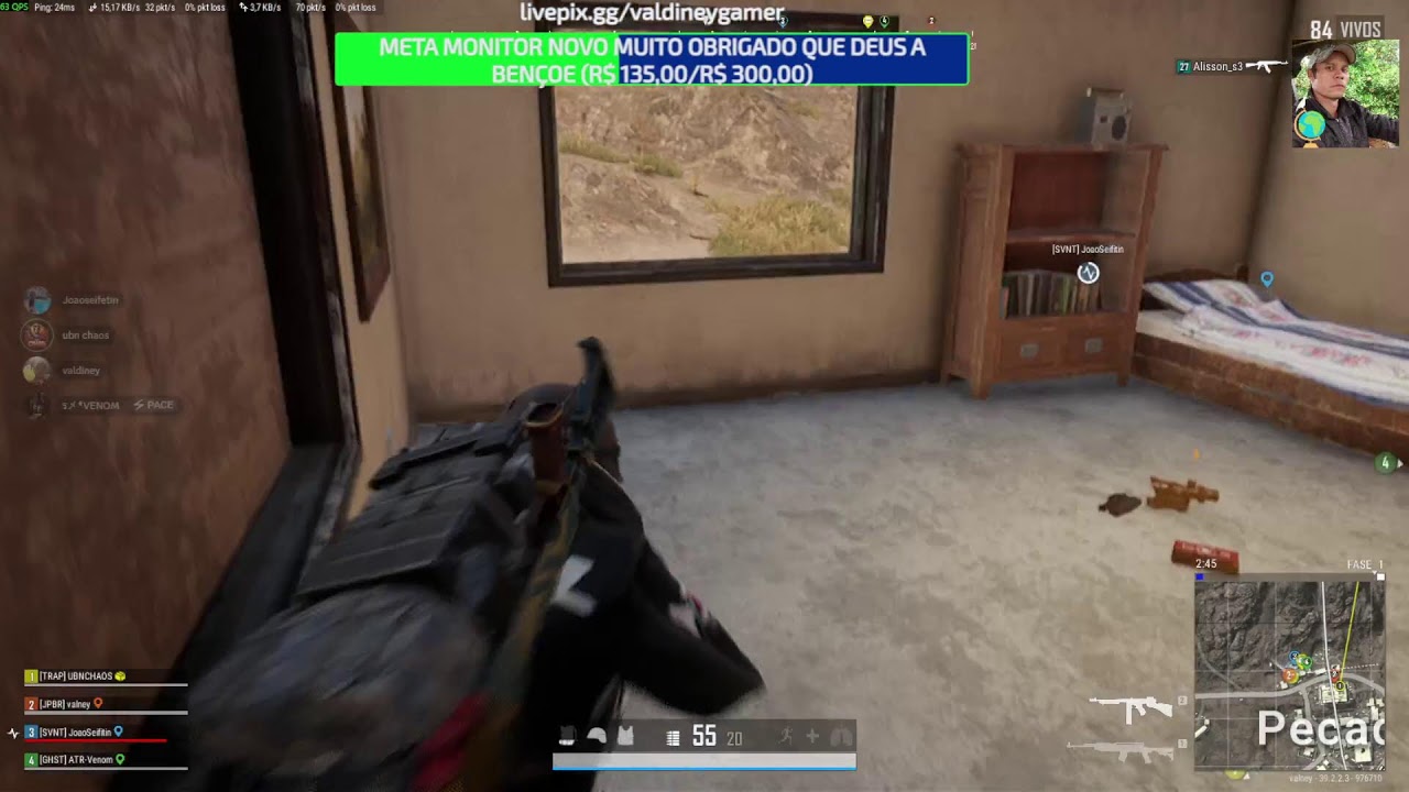 PUBG BATTLEGROUDS AQUI E SÓ PINADEIRA !!! SÓ VÉM