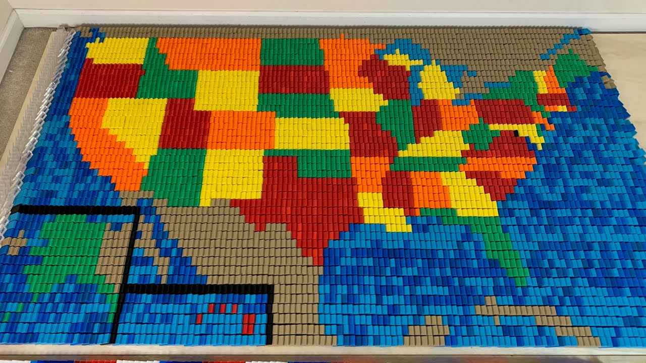 US States in Dominoes Part 1