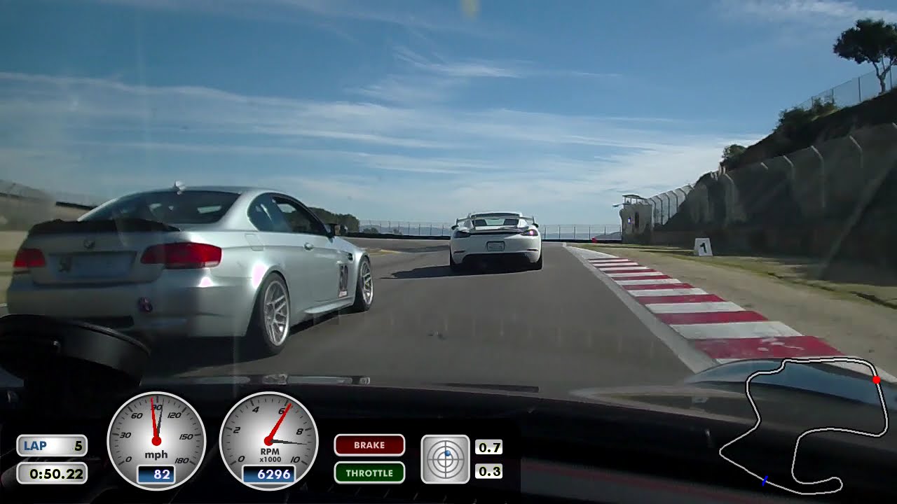 Laguna Seca: When you're 9 seconds a lap slower, maybe just let him pass