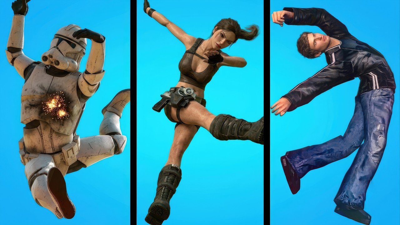 Ragdoll Physics in 16 Different Games