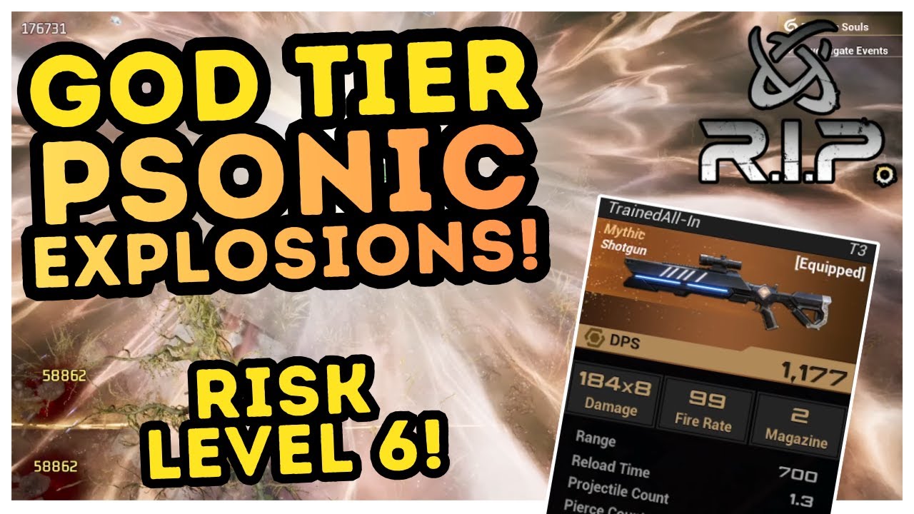 GOD TIER Psonic EXPLOSIONS! Risk Level 6! Reincarnation Insurance Program!