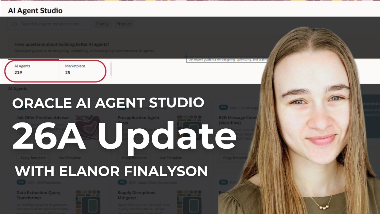 Oracle AI Agent Studio 26A Update: New Out-of-the-Box Agents, Teams & Chat Enhancements