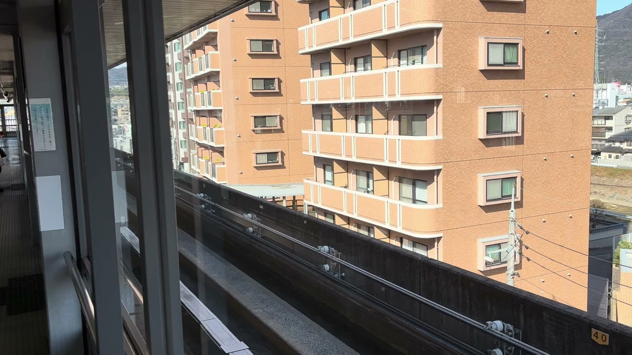 2026.1/30本通行きのアストラムライン7048号車古市駅2番乗り場到着。
