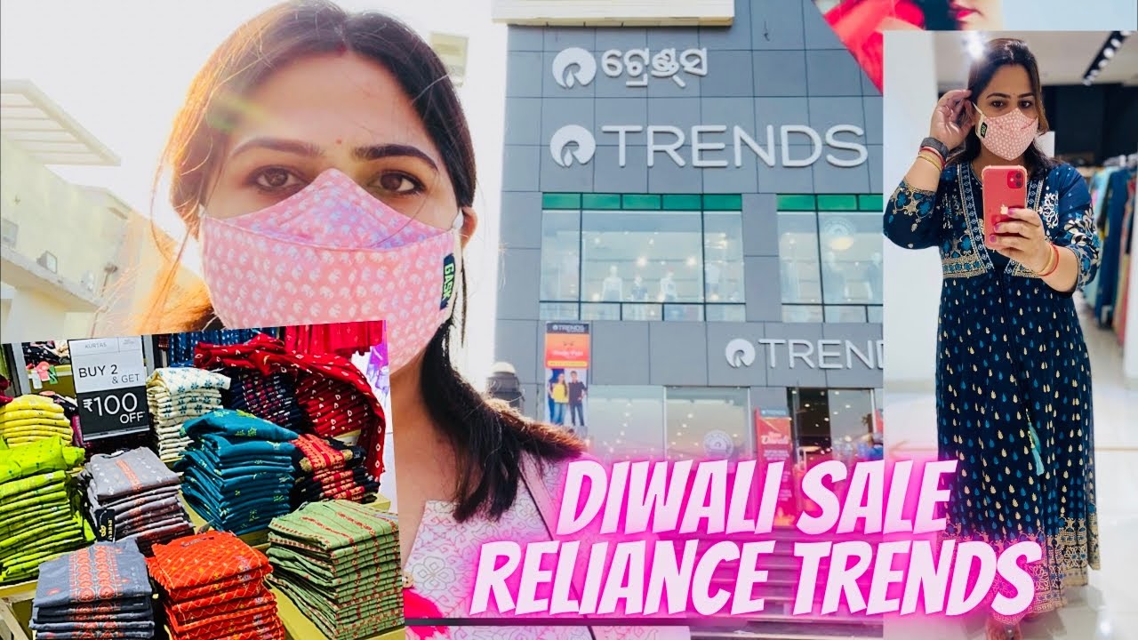 Reliance Trends DIWALI Sale shopping vlog 2021! New Collections , Ethnic wear KURTA, ANARKALI, SUITS