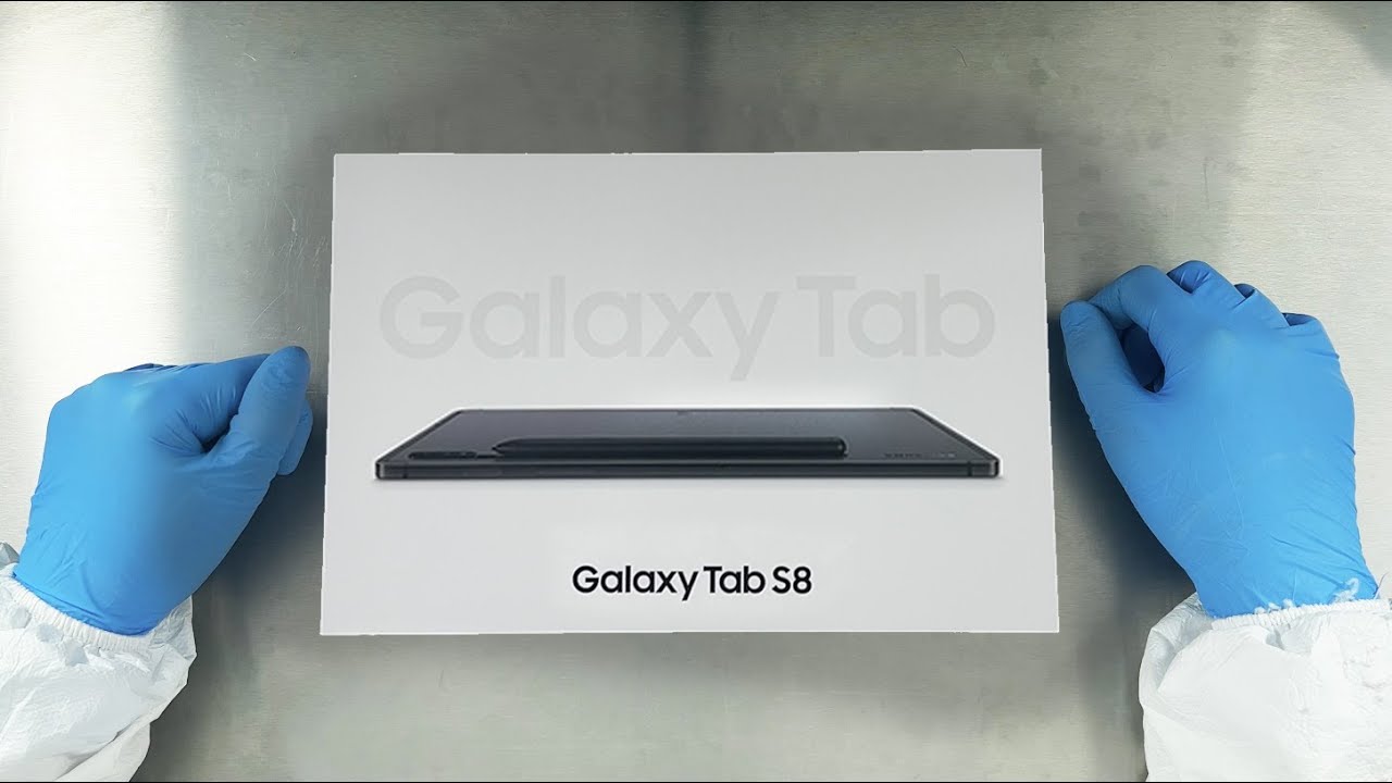 SAMSUNG Galaxy Tab S8 Unboxing a little MONSTER