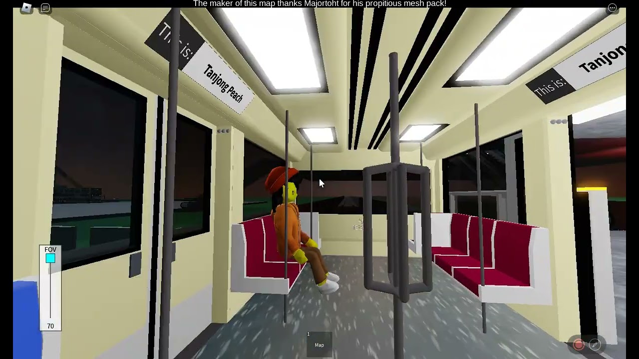 Roblox Trains: Tanjong Peach to Tanjong Pagar (Part 1: TJ Peach To Stadium)