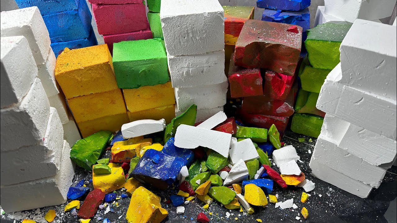 65 Blocks For 65K Subscribers , Thank you ❤️~ AGI's and Fresh Chalk  ~Plain and Dyed