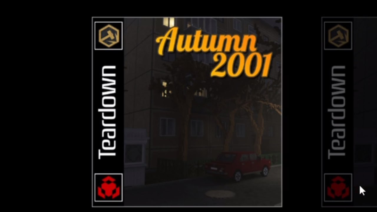 Autumn 2001 a Teardown a horror game