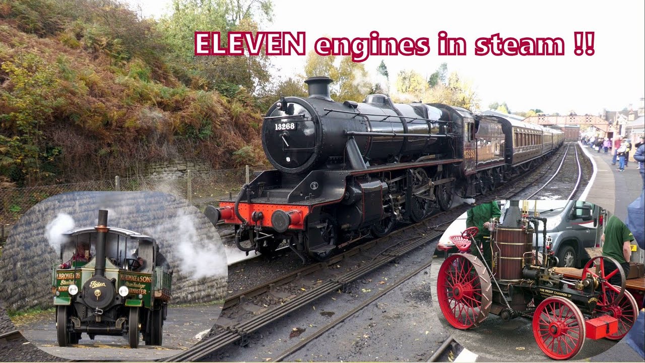 Severn Valley Railway. Bridgnorth Station Mini steam Gala, 2nd November 2025