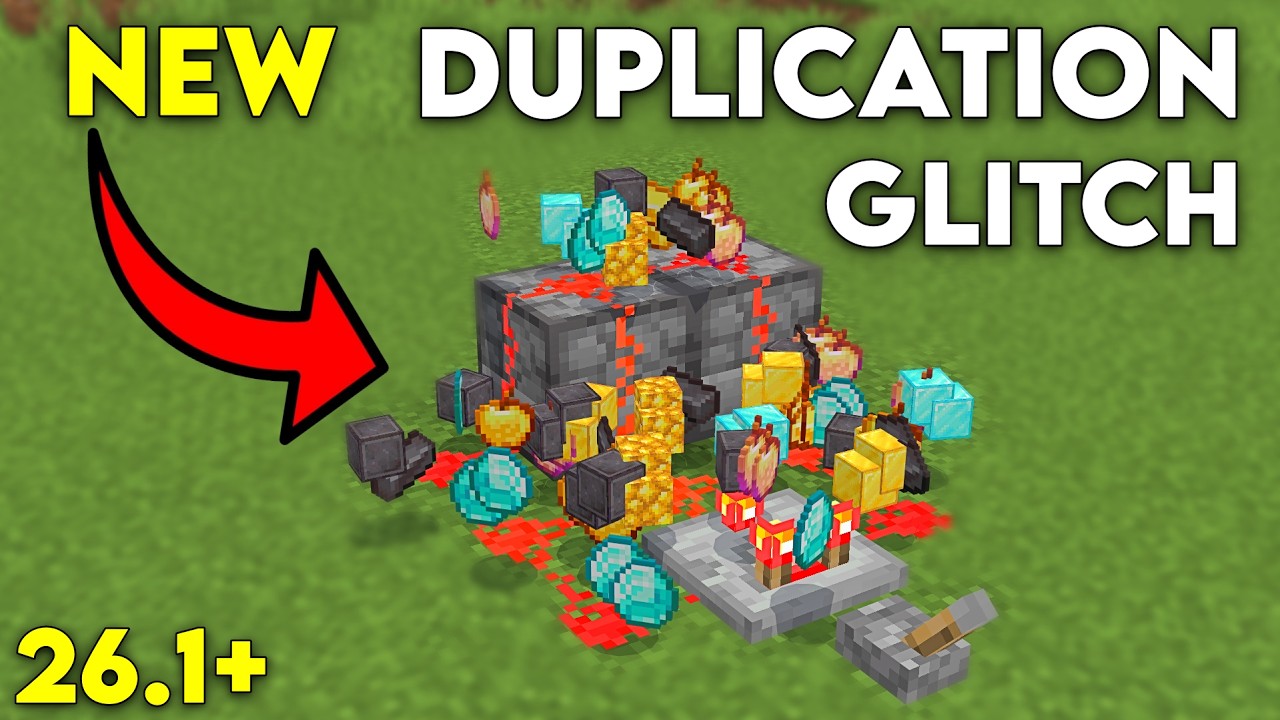 NEW! Infinite Item Duplication Glitch Minecraft Bedrock v26.10+! (Easy Survival)