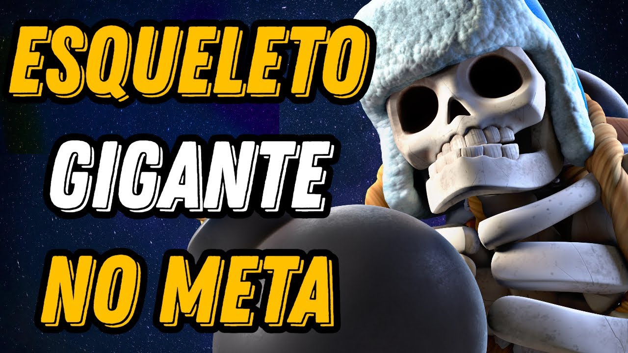 😮 O ESQUELETO GIGANTE ESTÁ DE VOLTA AO META NESSE DECK MUITO FORTE DE CEMITÉRIO! - Clash Royale