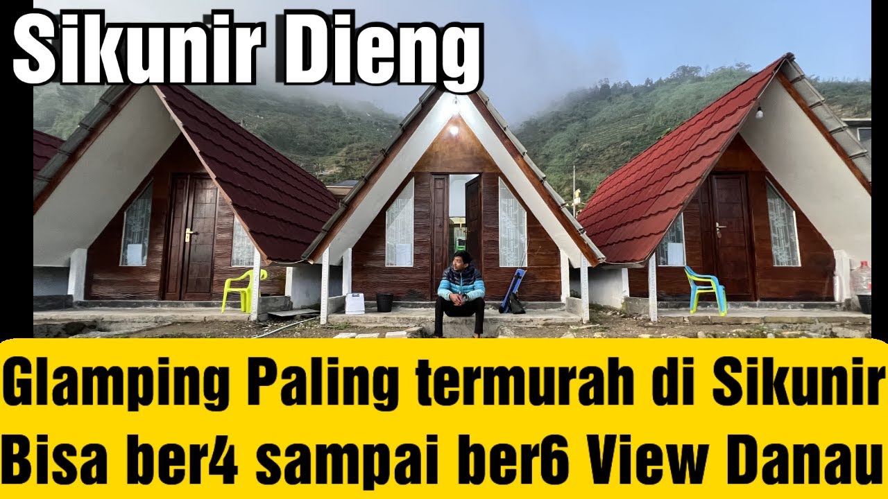 GLAMPING paling termurah di SIKUNIR DIENG cuma 250 RIBU❗️ 3 menit jalan kaki ke WISATA BUKIT SIKUNIR