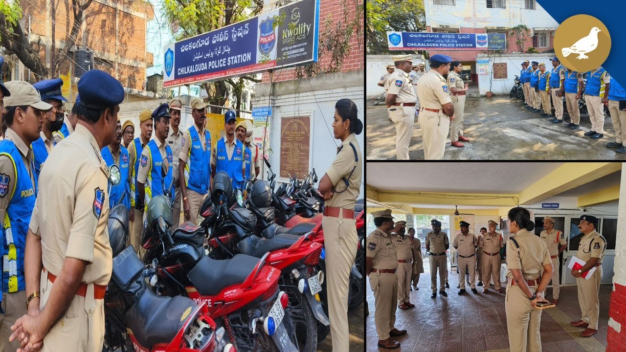 DCP Secunderabad Zone surprise visit Chilkalguda Police Station