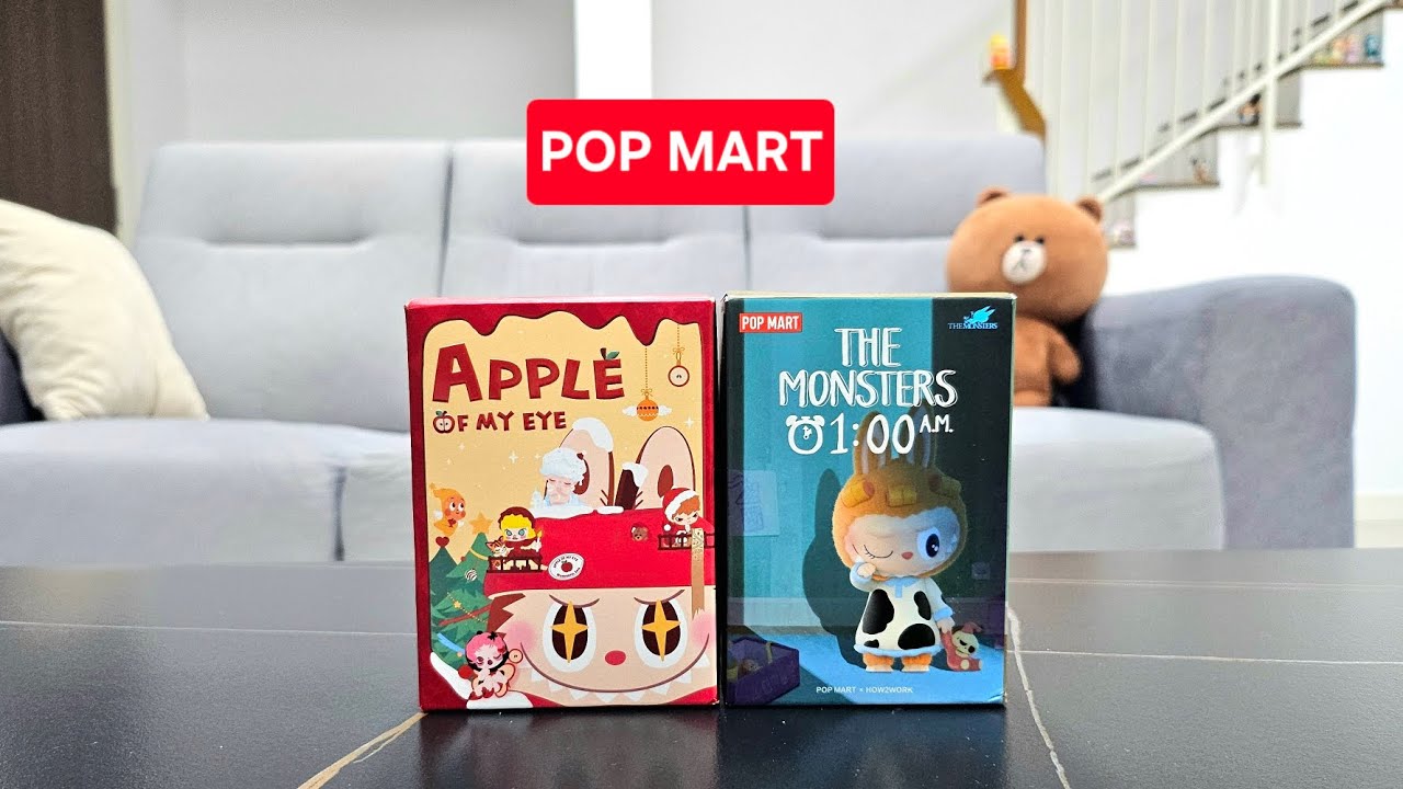 POP MART THE MONSTERS 1:00AM & APPLE OF MY EYE SERIES FIGURES UNBOXING 
