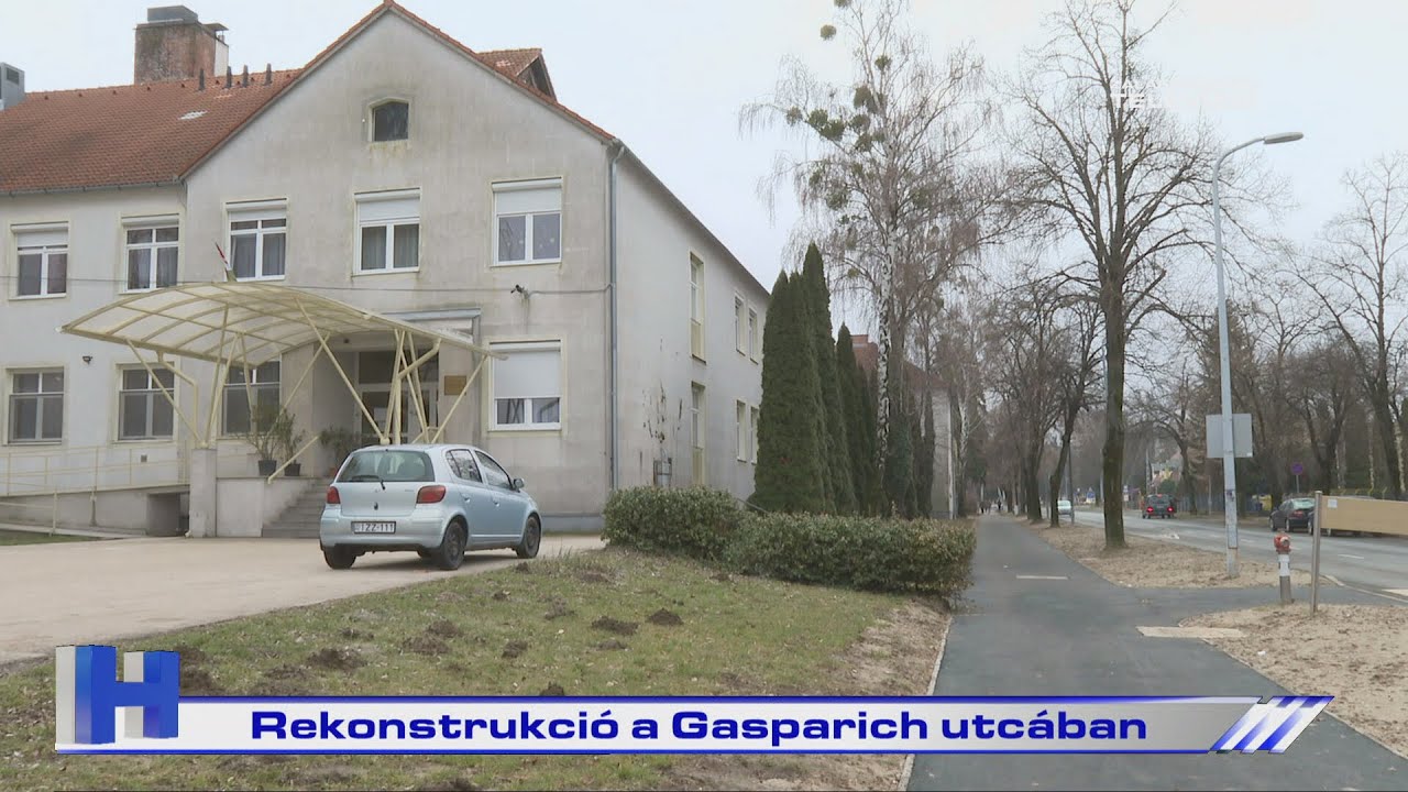 Rekonstrukció a Gasparich utcában – ZTV Híradó 2026-02-02