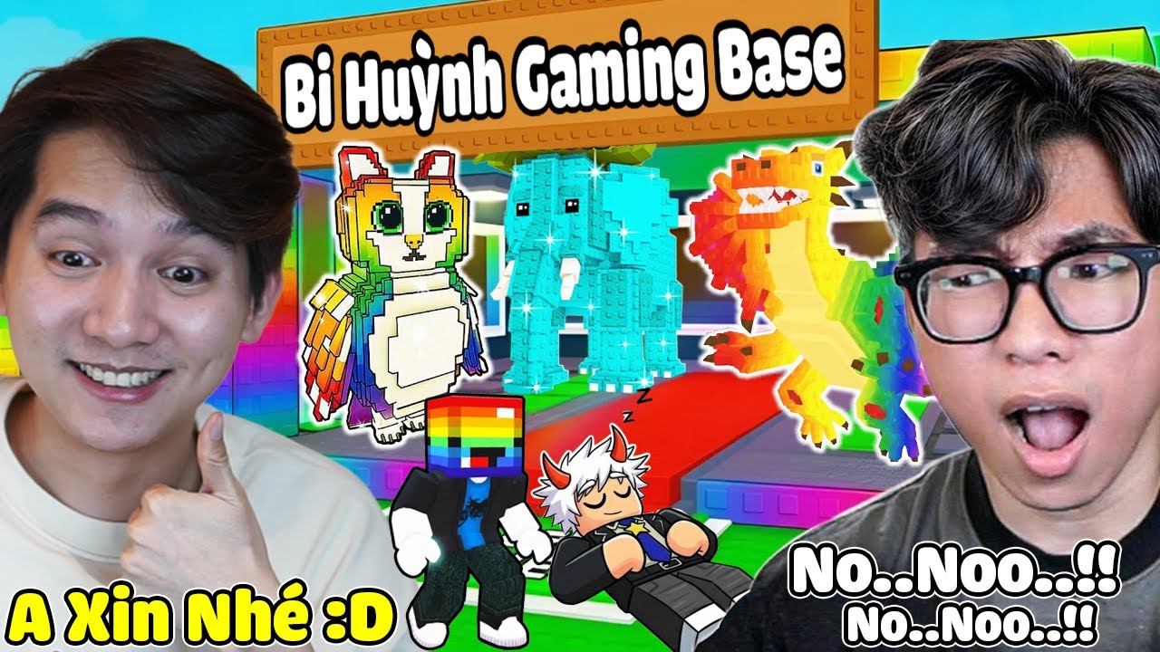 T GAMING BẮT BRAINROT HIẾM NHẤT CỦA BI HUỲNH V&Agrave; N&Acirc;NG CẤP CĂN CỨ CẦU VỒNG TRONG STEAL A BRAINROT