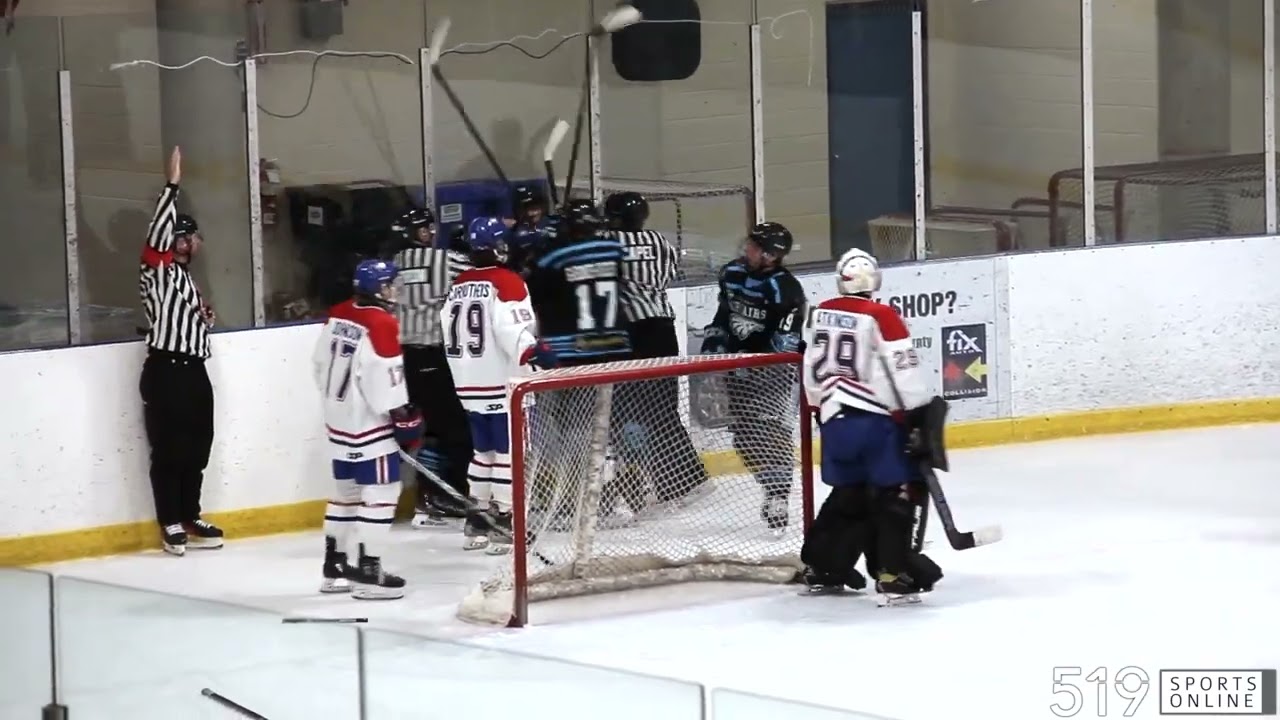 GOJHL - Welland Jr. Canadians vs Caledonia Corvairs