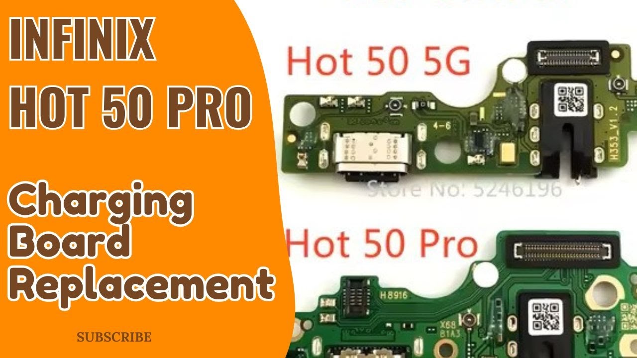 Замена платы порта зарядки Infinix Hot 50 Pro