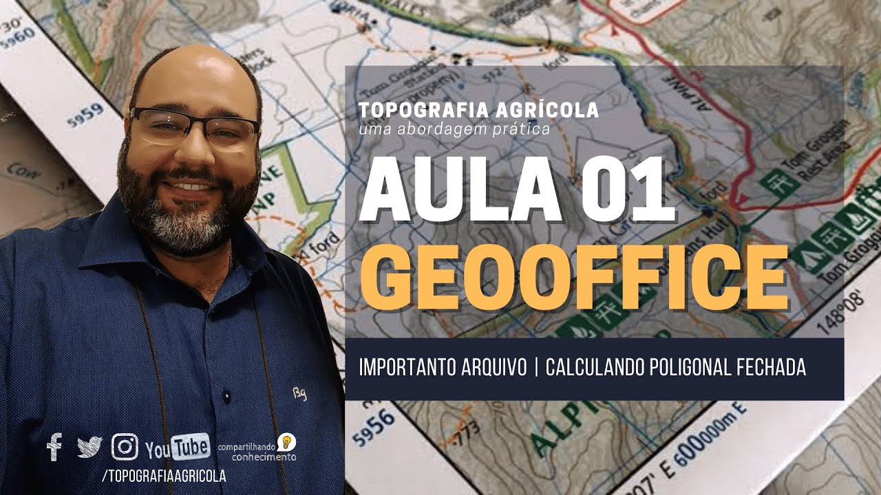 Aula 01.3 - GEOOFFICE - IMPORTAÇÃO DE DADOS E CÁLCULO DA POLIGONAL FECHADA