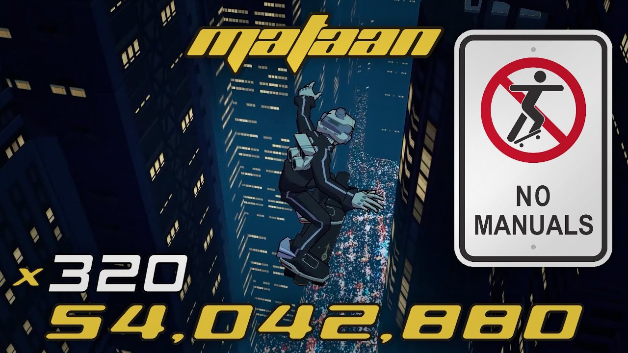 No Manuals, Slides, or Ground Tricks - Mataan Combo - 3 Goon Rides - Bomb Rush Cyberfunk
