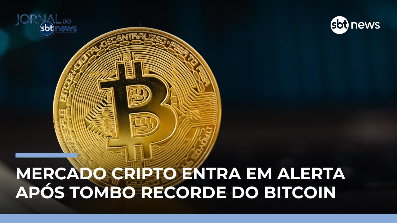 Bitcoin registra queda histórica de mais de US$ 10 mil | #JornaldoSBTNews