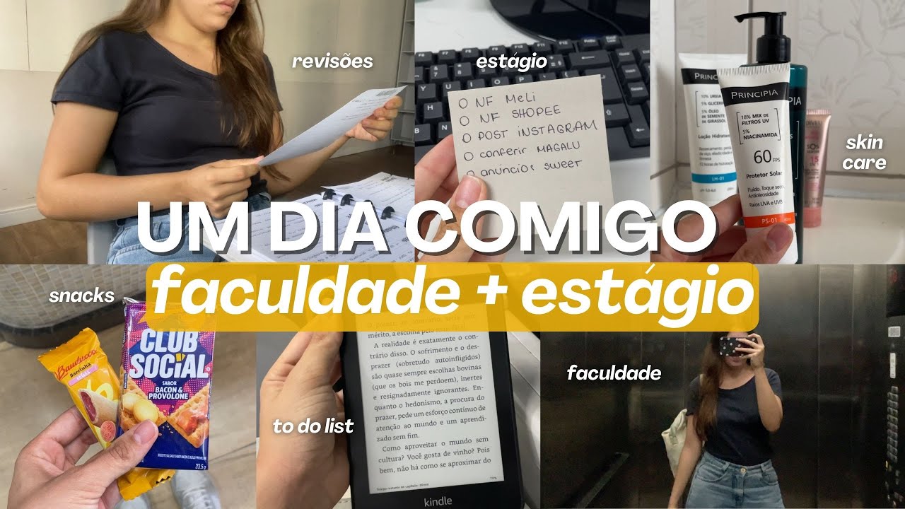 UM DIA PRODUTIVO COMIGO | ROTINA UNIVERSITÁRIA + ESTÁGIO, estudos, anotações, leituras e motivação