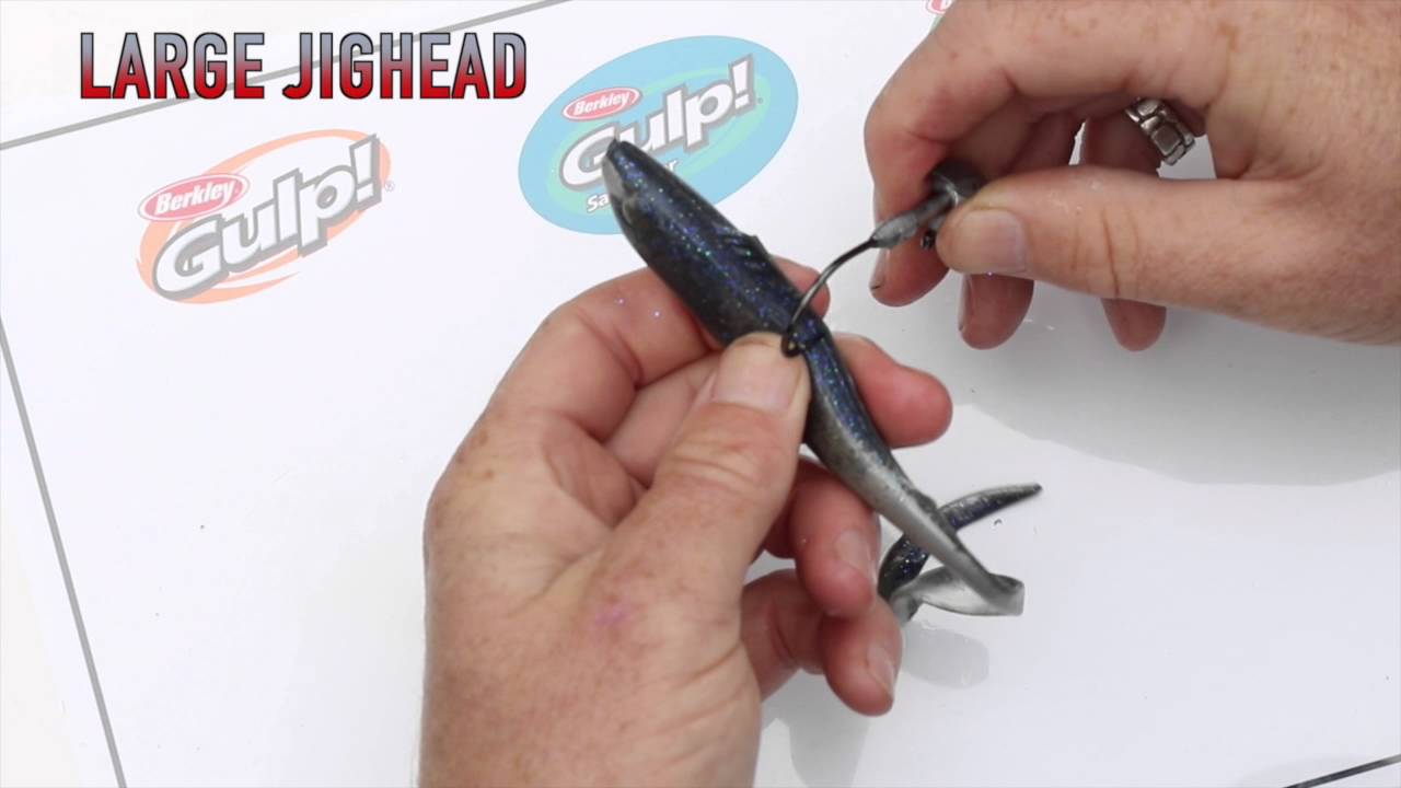 Rigging Berkley Soft Plastics with Large Jigheads