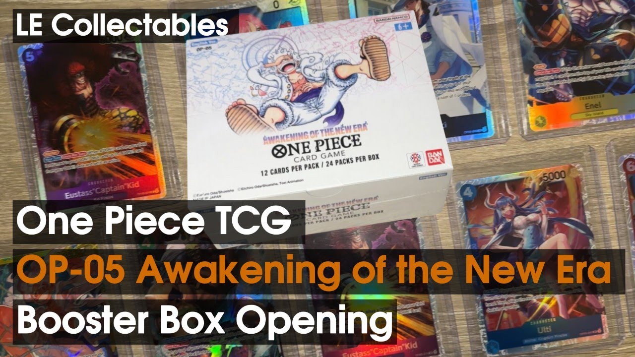 One Piece TCG OP-05 Awakening of the New Era Booster box opening