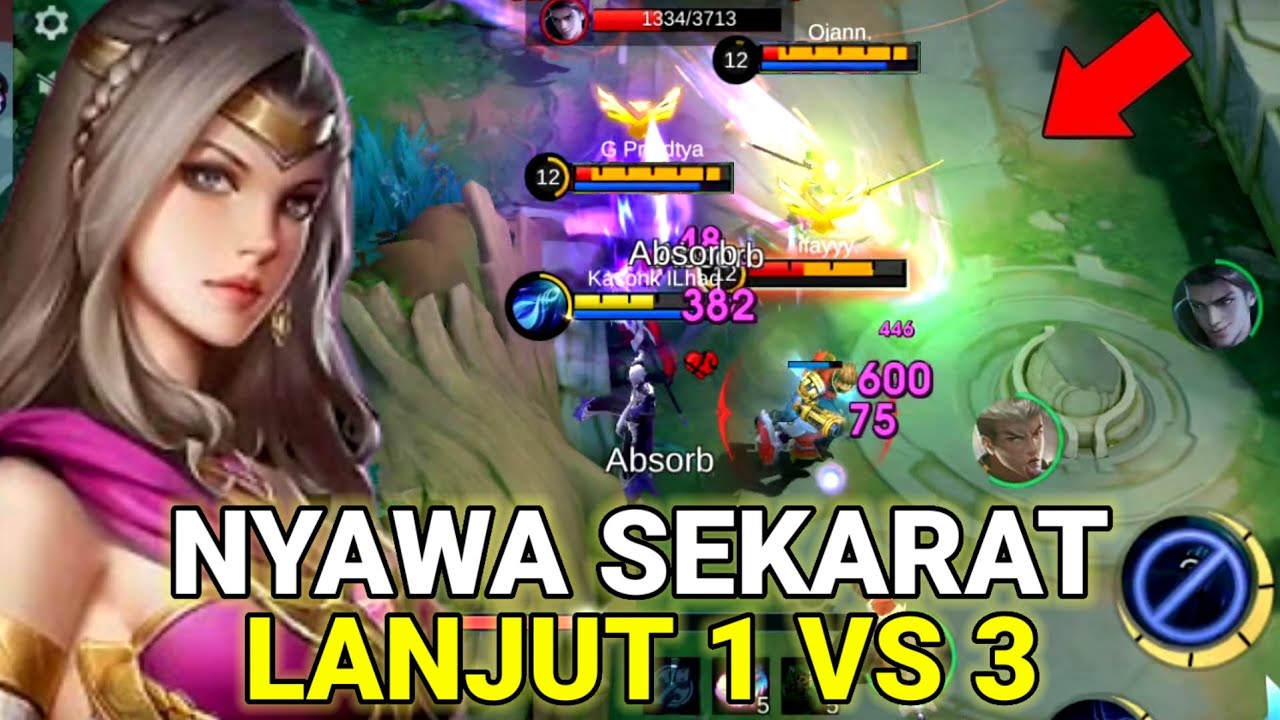 SILVANNA NYAWA SEKARAT 1 VS 3 MASIH MENANG LO! INI BUILD RAHASIA SILVANNA 2026!!🔥