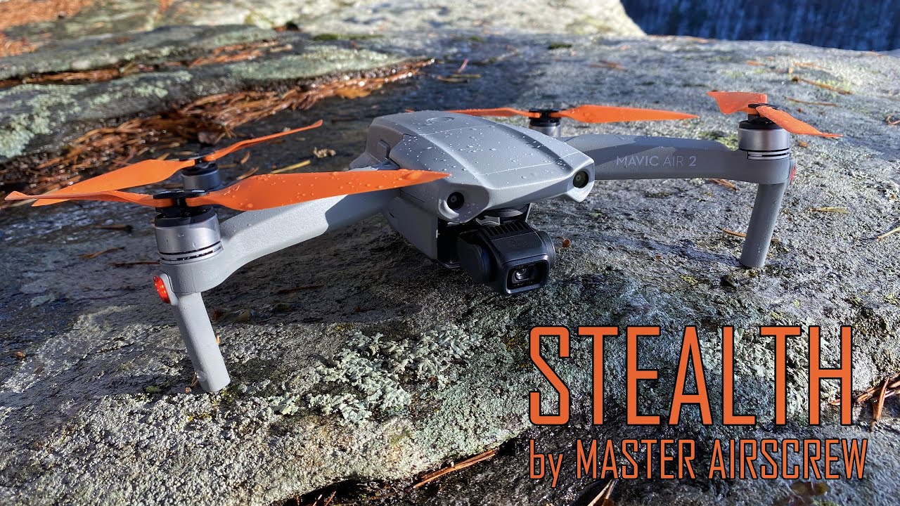STEALTH Upgrade Propellers for DJI Mavic Air 2 by Master Airscrew