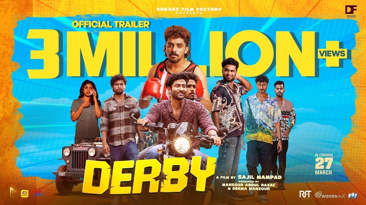 Derby Official Trailer | Adam Sabiq, Ameen, Sagar Surya | Sajil Mampad | Manzour Abdul Razac