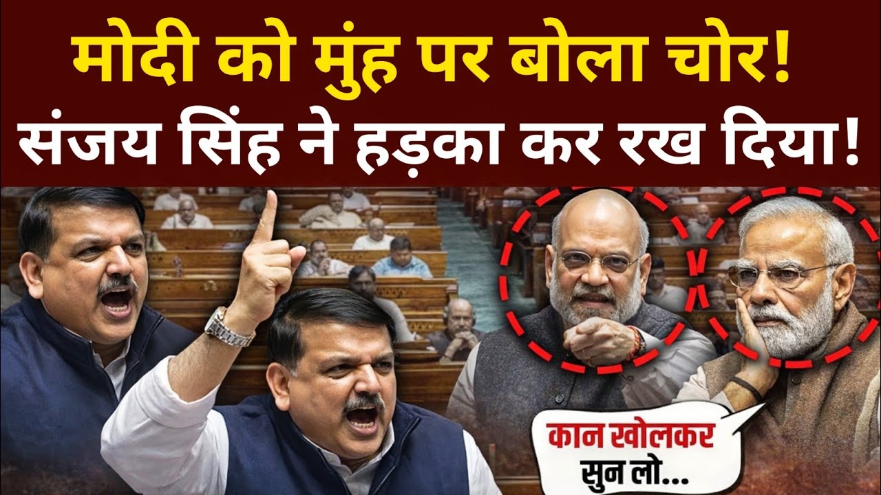 Sanjay Singh ने सदन में मुंह पर बोला चोर, भरे सदन में मच गया बवाल 