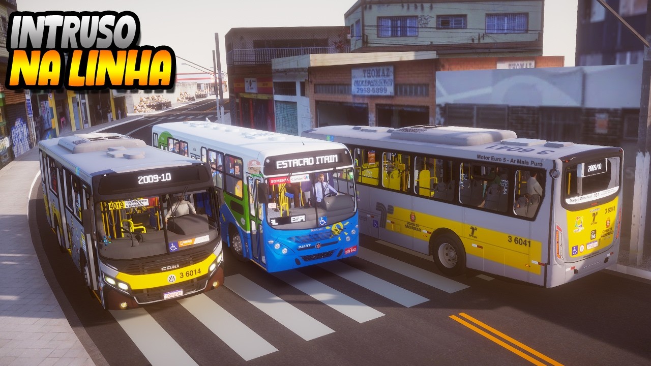 ONIBUS INTRUSO NO TRANSITO DE S&Atilde;O PAULO - PROTON BUS SIMULATOR