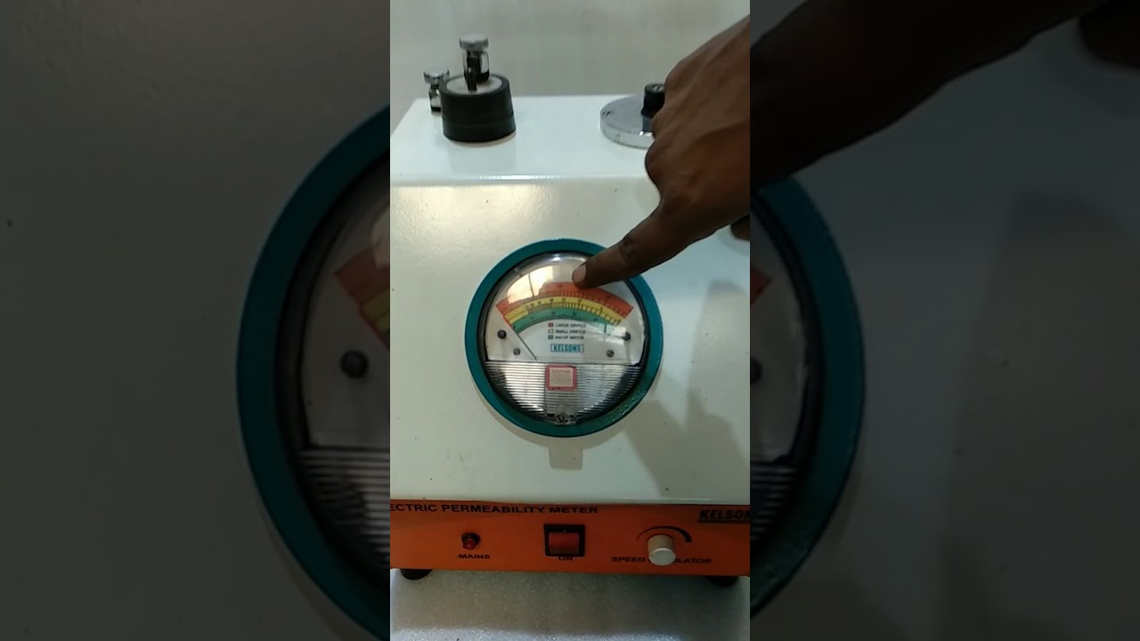 Electric permeability meter