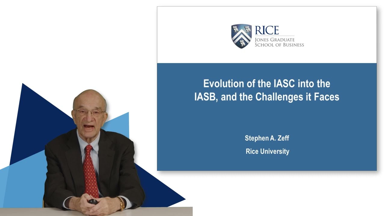 Zeff Series 2: Lesson 1 - Evolution of the IASC into the IASB, and the Challenges it Faces