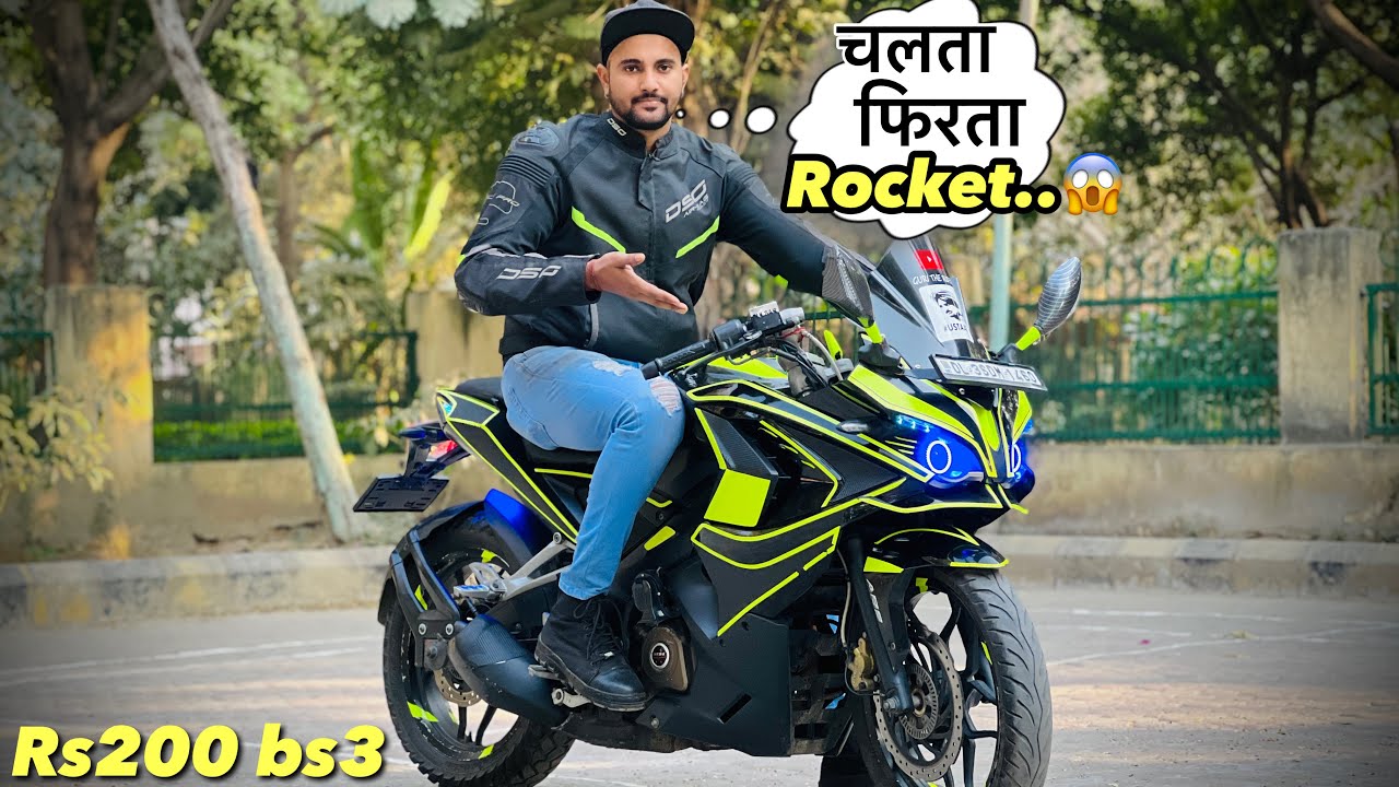 Delhi की सबसे ख़तरनाक Rs200 bs3 आ गयी.😍॥ Full Modified..😱
