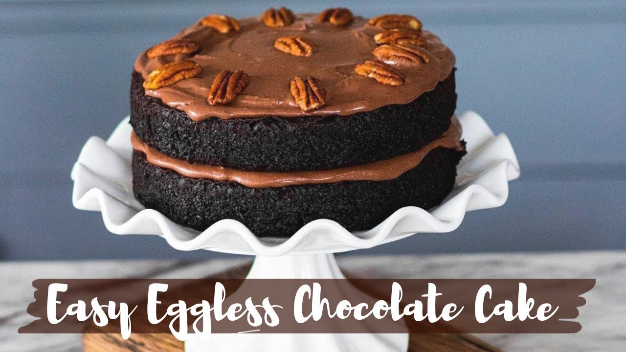 Easiest Eggless Chocolate Cake Recipe | Bake With Shivesh | soft, fluffy and moist eggless cake