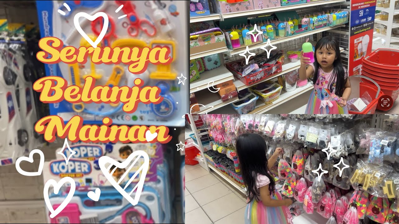 Belanja mainan // belanja mainan lucu // toko mainan // belanja di toko mainan